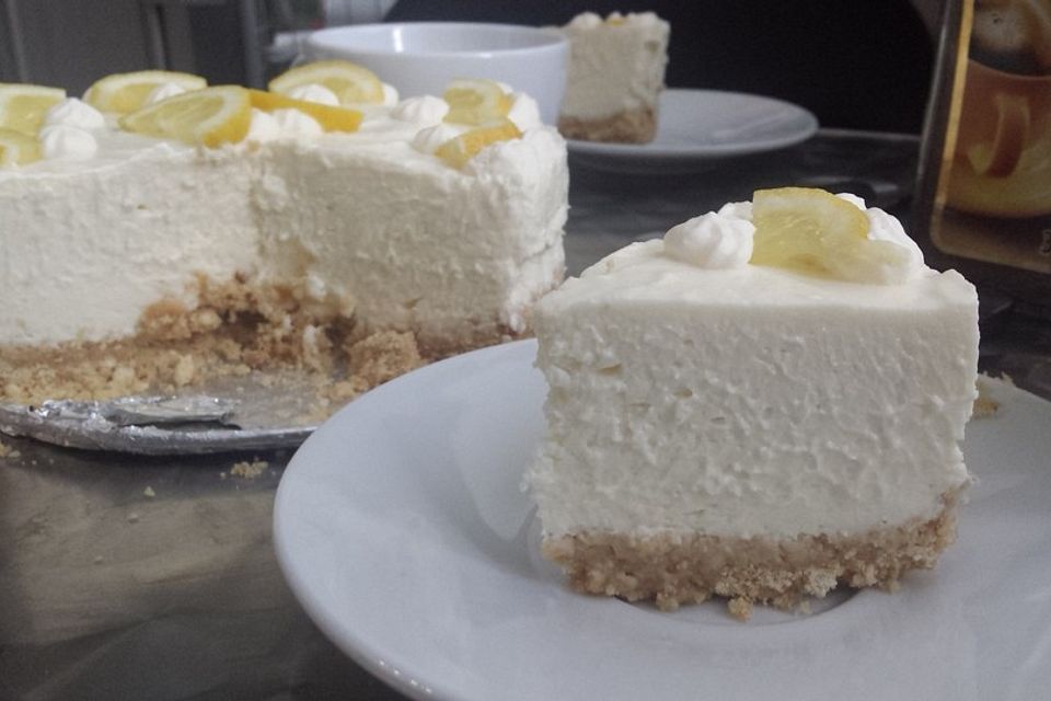 No Bake Lemon Cheesecake