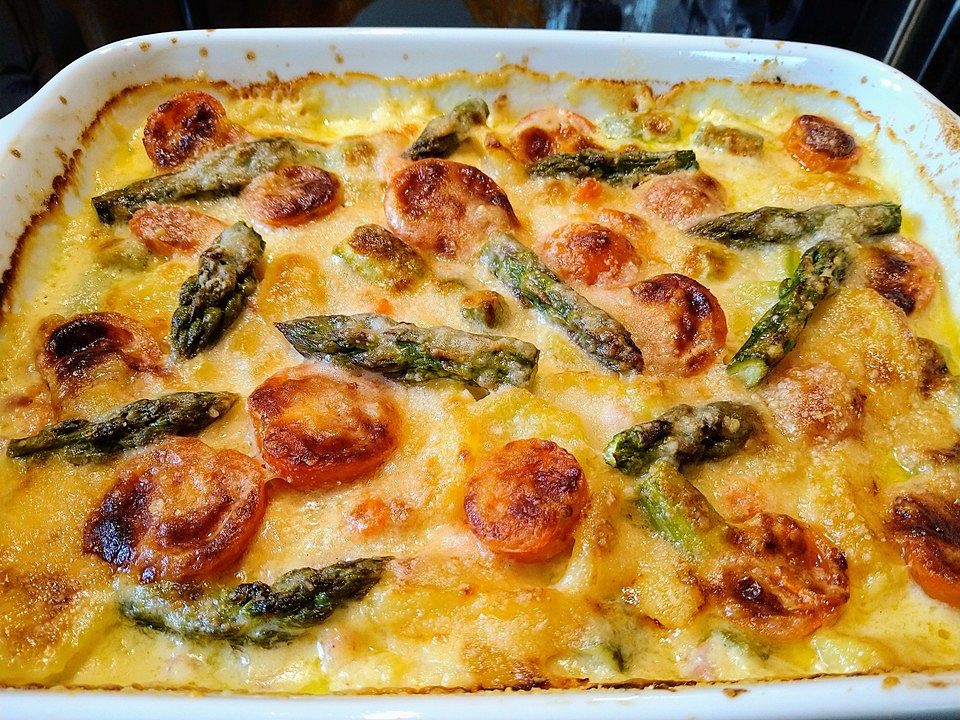 Grüner Spargel-Kartoffel-Auflauf von Nustik | Chefkoch