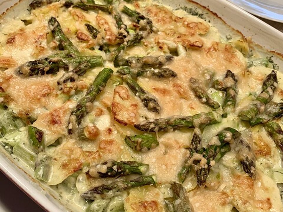 Grüner Spargel-Kartoffel-Auflauf von Nustik| Chefkoch Grüner Spargel-Kartoffel-Auflauf von Nustik| Chefkoch