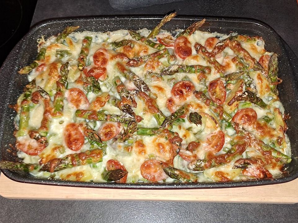Grüner Spargel-Kartoffel-Auflauf von Nustik| Chefkoch