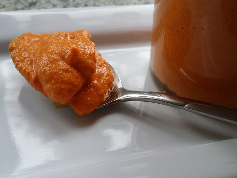 Veganer Paprika-Cashew-Aufstrich - eingekocht von Chefkoch_EllenT| Chefkoch