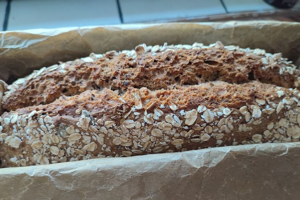 Kartoffel-Haferflocken-Brot