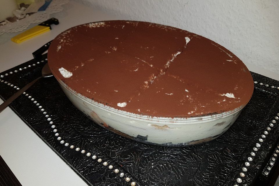 Tiramisu ohne Ei und Alkohol