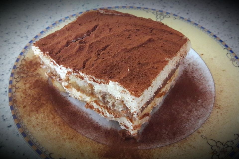 Tiramisu ohne Ei und Alkohol