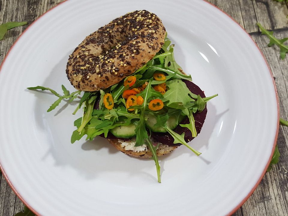 Rote Bete-Ziegenkäse-Sandwich von NatuerlichLecker| Chefkoch