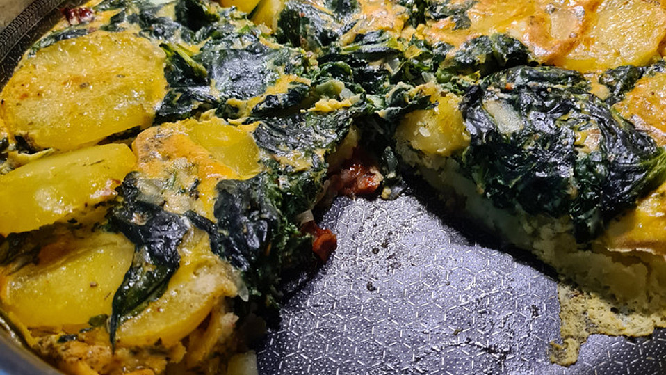 Spanische Spinat-Kartoffel-Tortilla von Bergfexin76