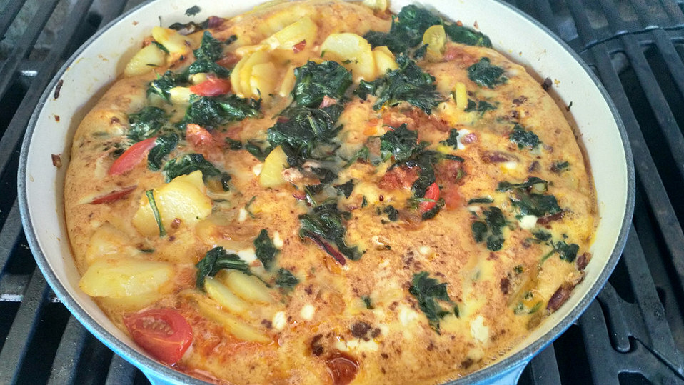 Spanische Spinat-Kartoffel-Tortilla von Bergfexin76
