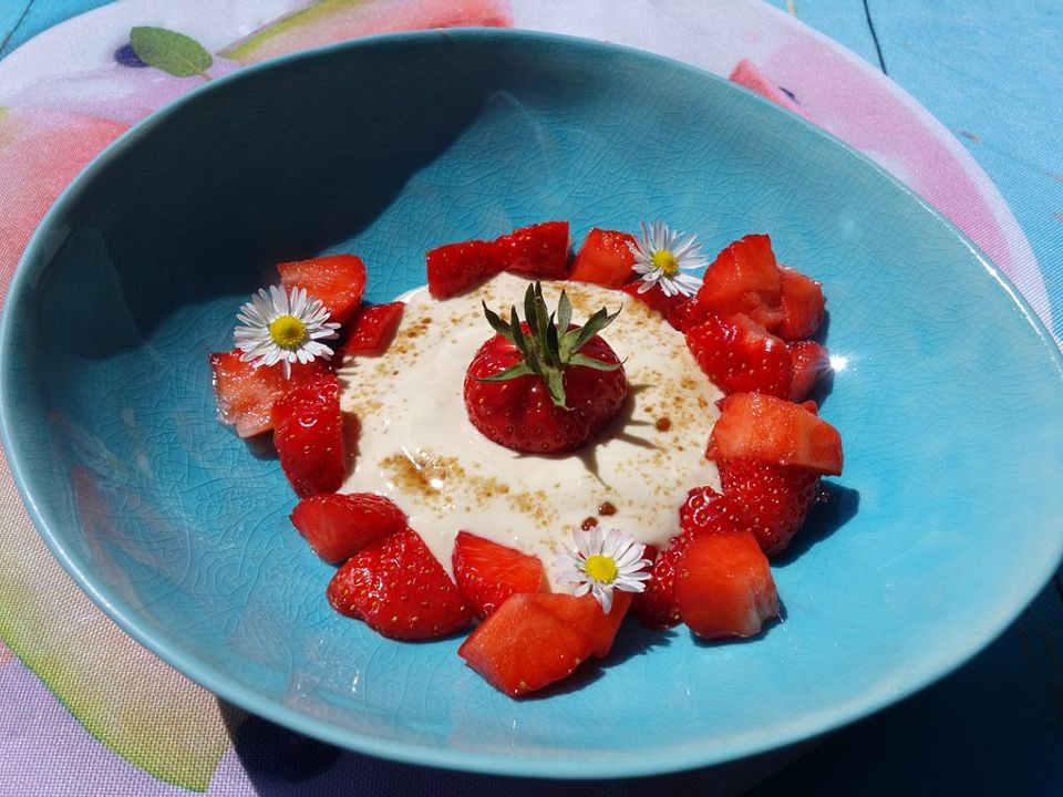 Mascobado-Quark mit Erdbeeren von redwitch| Chefkoch