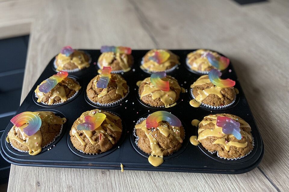 Vegane Kürbis-Muffins