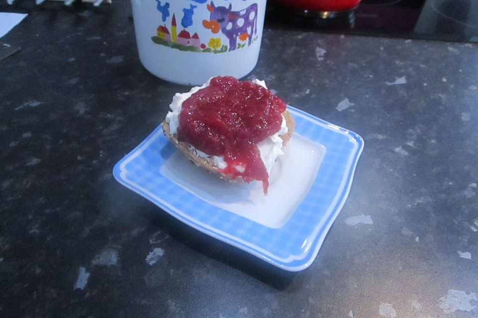 Rhabarber-Himbeer-Marmelade mit Vanille