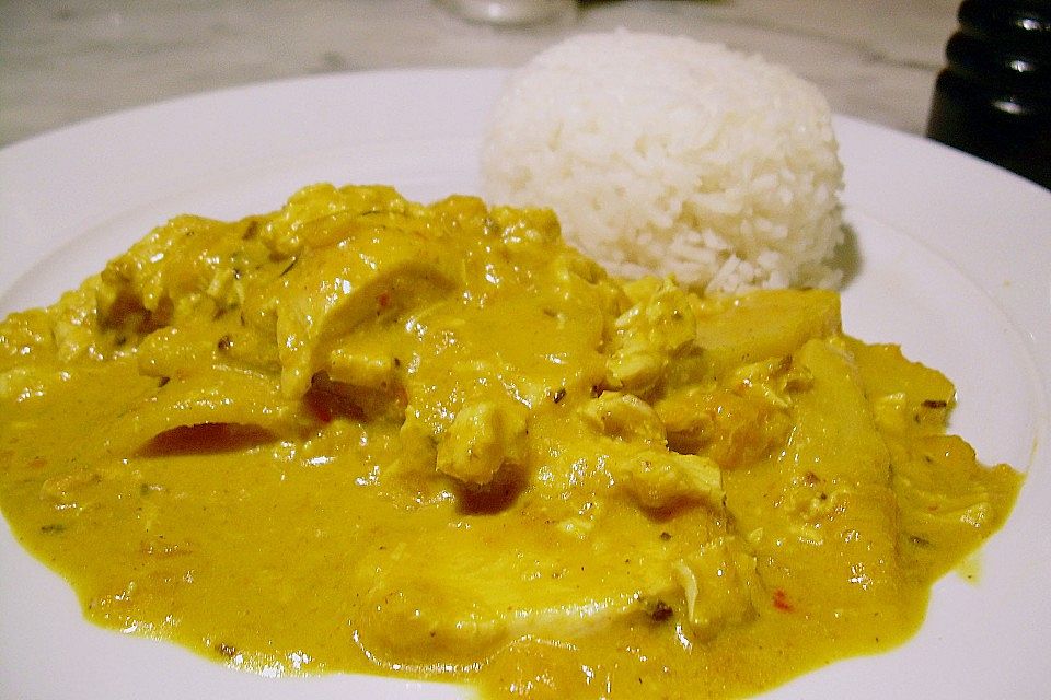 Gäng Gari Gai - Gelber Thai - Curry mit Huhn Gäng Gari Gai - Gelber Thai - Curry mit Huhn