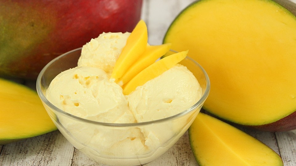 Mango Eis Ohne Eismaschine Von Koch Kinode Chefkoch