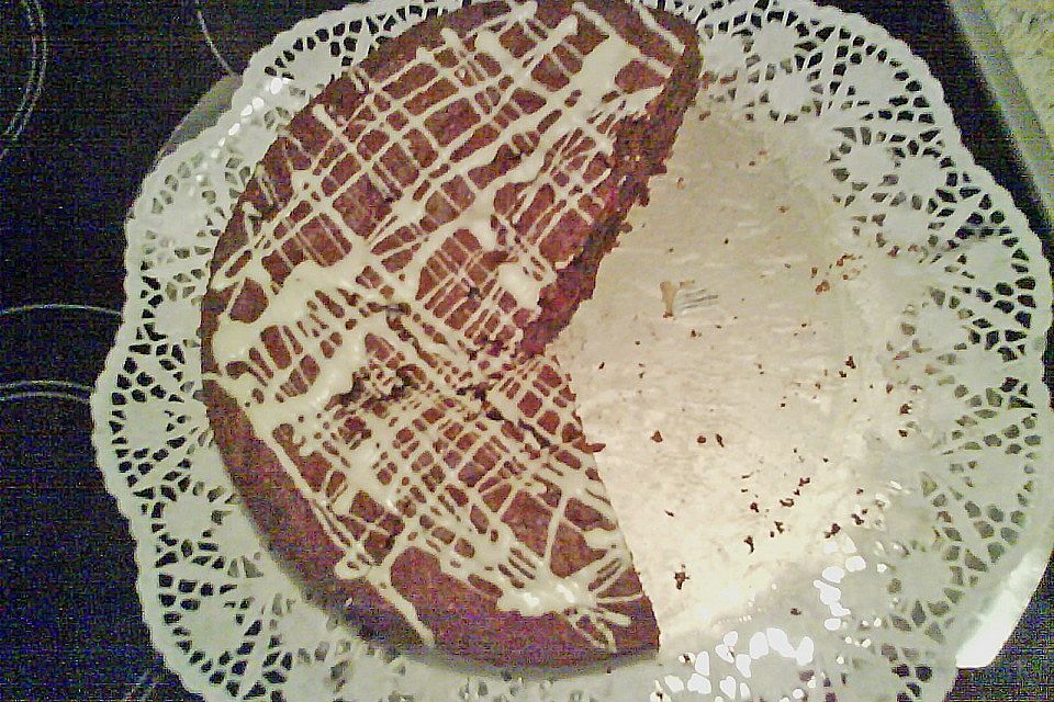 Kirsch - Schokokuchen mit Nüssen