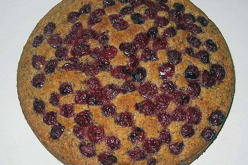 Kirsch - Schokokuchen mit Nüssen