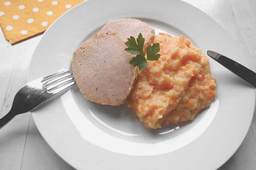 Möhren-Kartoffeln-Sellerie-Stampf
