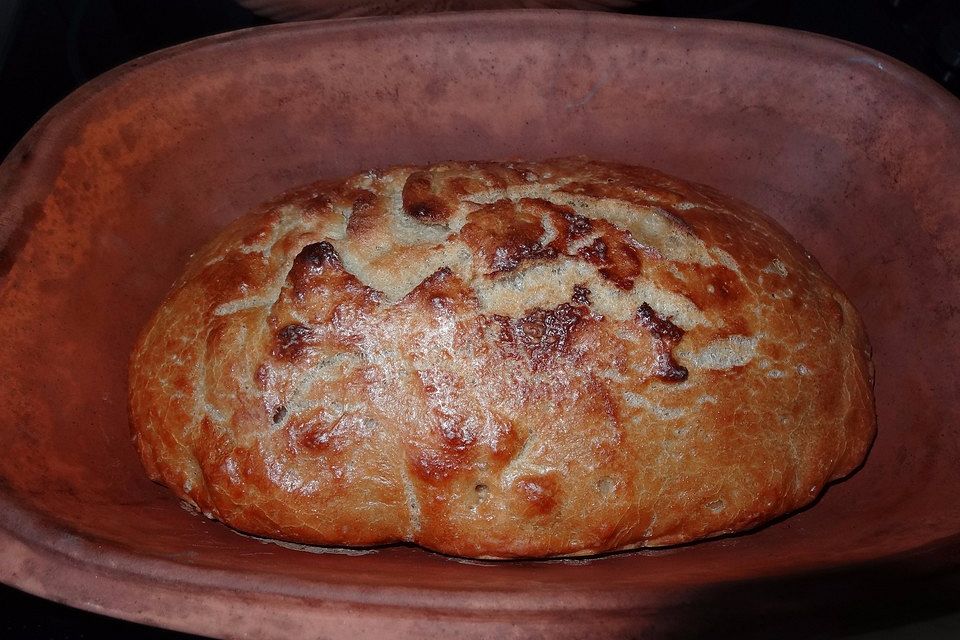 Malzbierbrot aus dem Römertopf