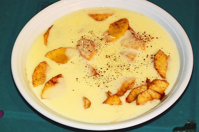 Vanillesuppe mit Apfelstückchen à la Sebastian von lariane| Chefkoch
