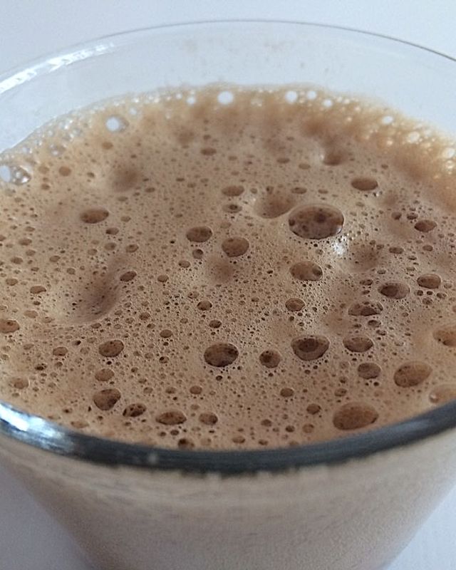 Laktosefreier Kaffee-Bananen Smoothie