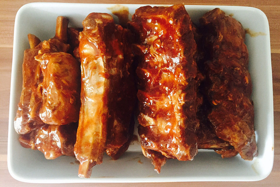 Die perfekten BBQ Spareribs