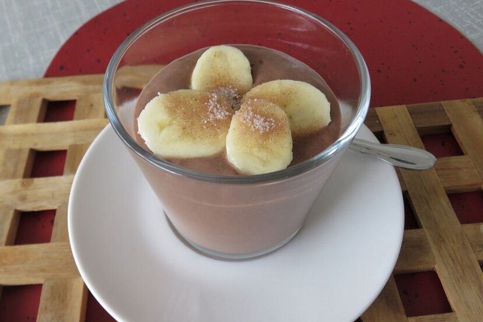 Schokopudding mit Banane