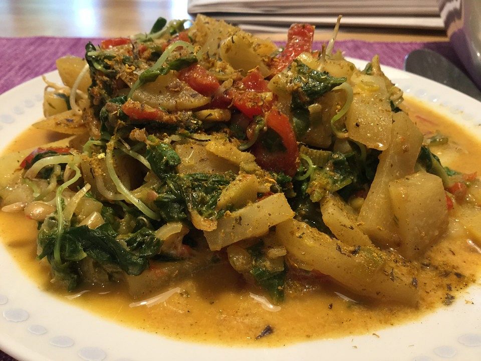 Kohlrabi-Mangold-Curry von kati2707