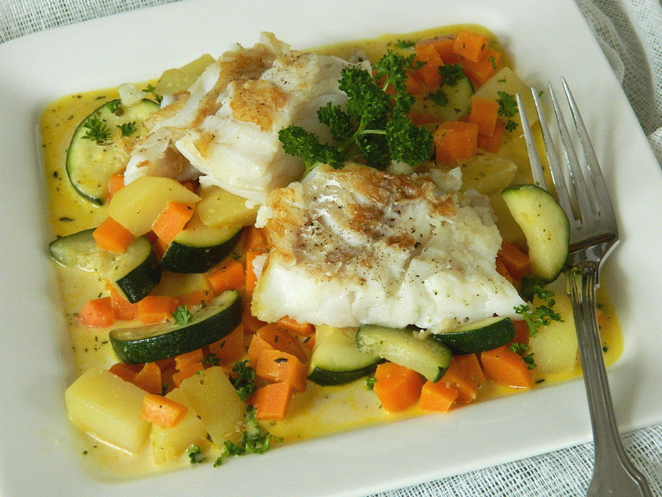 Dorschfilet - Fisch Dorschfilet Mit Kartoffelecken Rezept Kochbar De ...