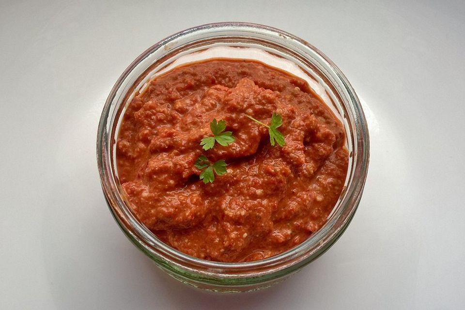 Paprika Pesto arabisch angehaucht