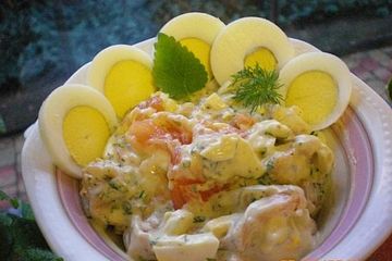 Lachs-Eier-Salat