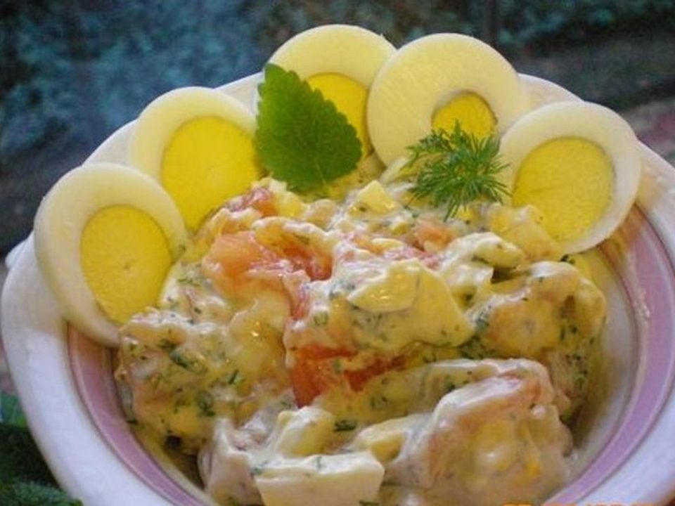 Lachs-Eier-Salat von caipiri| Chefkoch