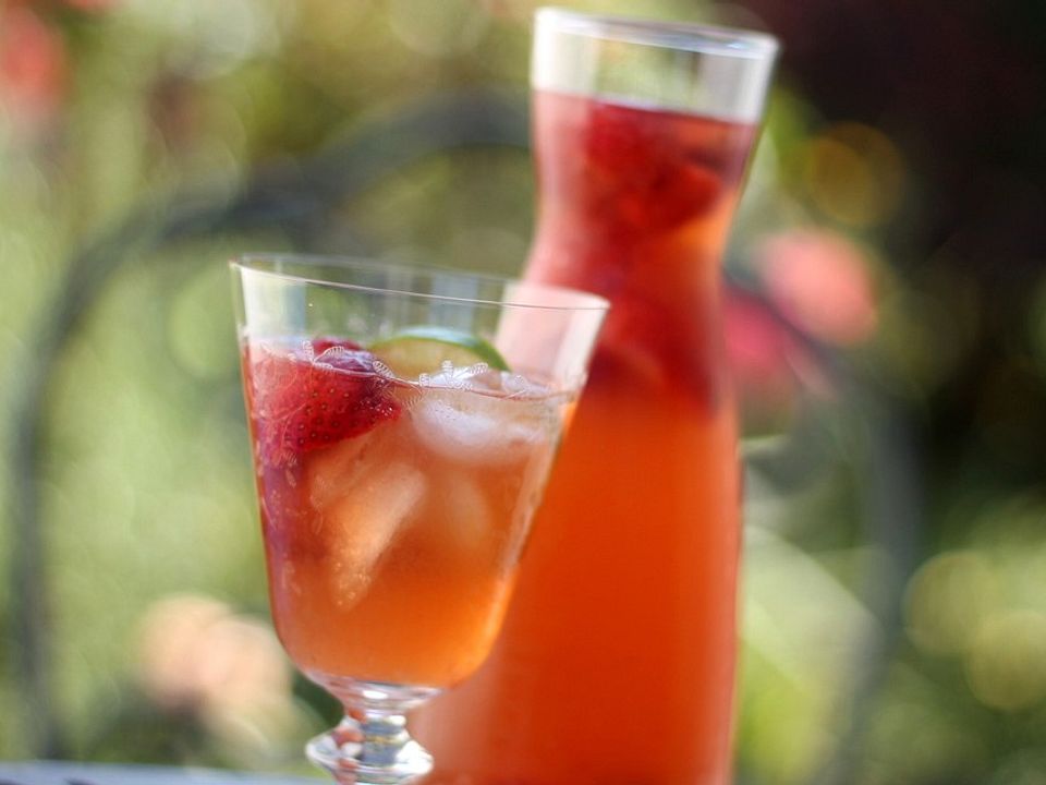 Erdbeer-Limetten-Eistee von NatuerlichLecker| Chefkoch