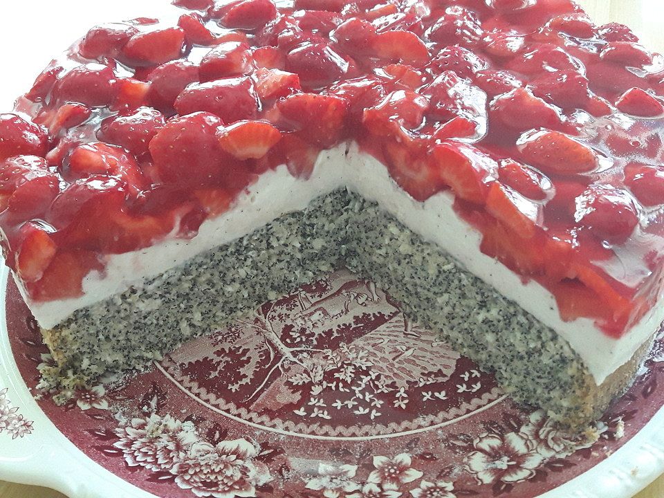 Erdbeer-Mohn-Torte von giulia | Chefkoch