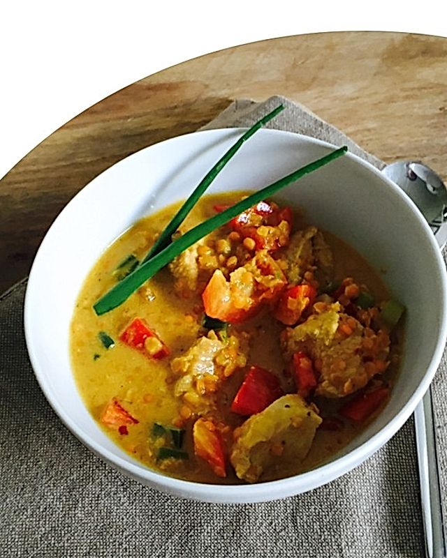 Hühnchen-Linsen Curry