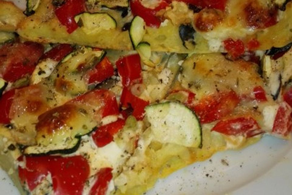 Quark-Vollkorn-Pizza