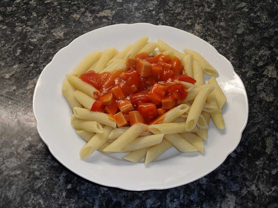 Nudeln mit Tomatensauce nach Mamas Art von Dundee80 | Chefkoch