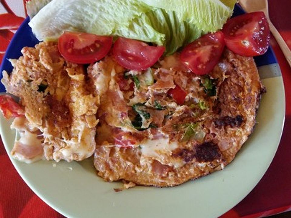 Low-Carb &amp;quot;Käse-Schinken-Omelett&amp;quot; von Nick0701 | Chefkoch