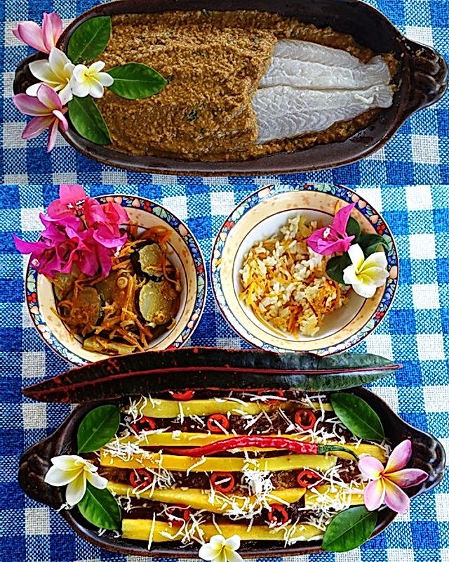 Fischfilet Madura in Macadamia-Tamarinden-Sauce