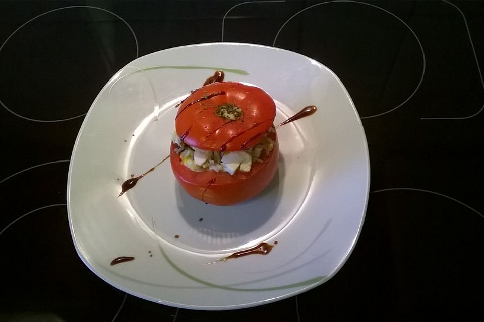 Gefüllte Tomaten mit Reis