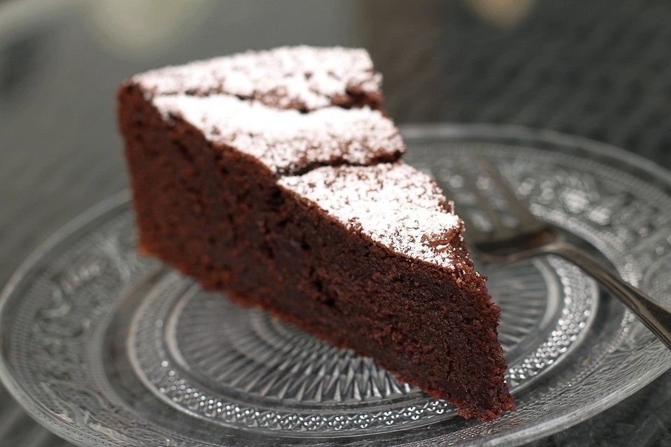 Italienischer Schokoladenkuchen alla Caprese