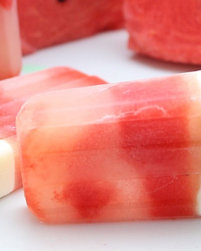 Wassermelonen Popsicles