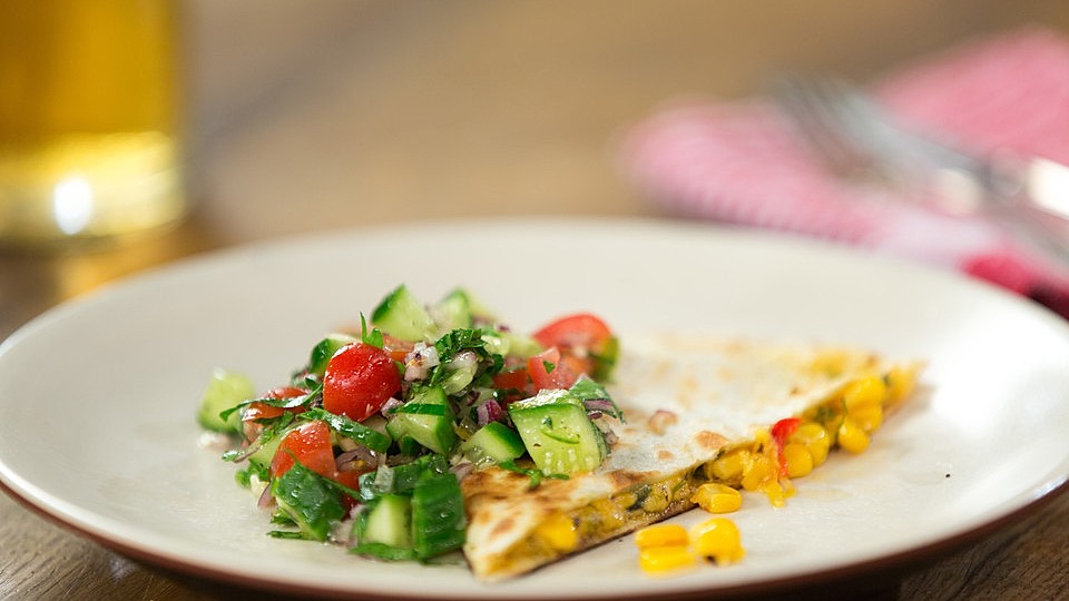 Quesadilla mit Pico de Gallo-Dip von Chefkoch-Video