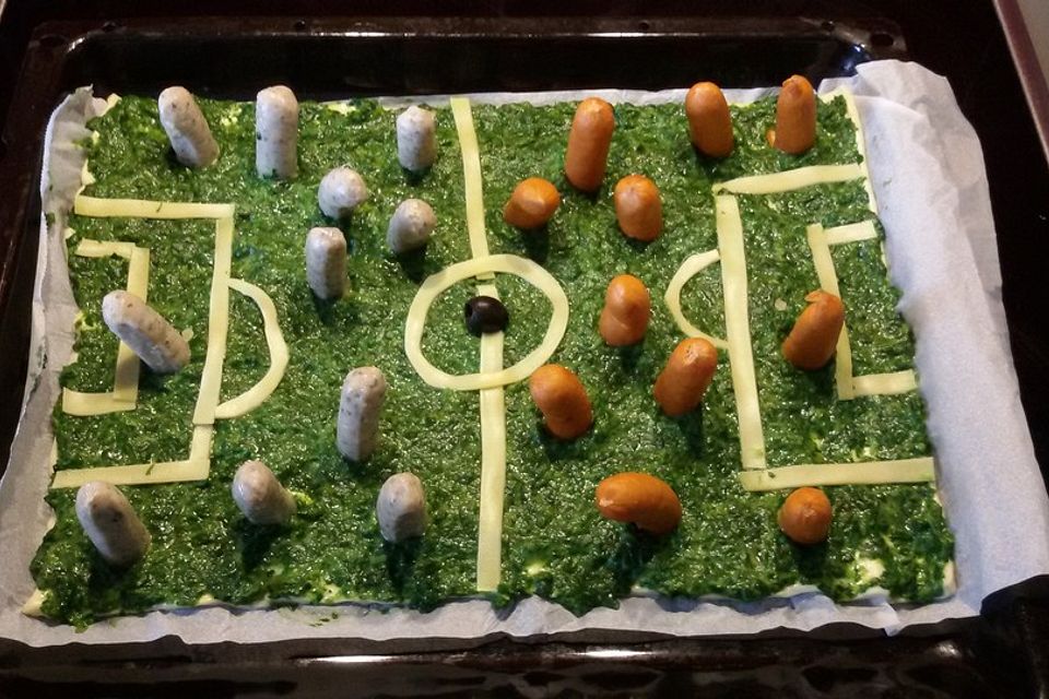 Fußball-Pizza