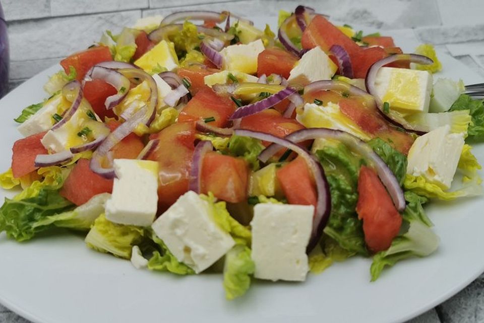 Wassermelonen-Salat