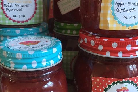 Aprikosen-Apfel-Himbeer-Marmelade von Dortmunder-Mädchen| Chefkoch