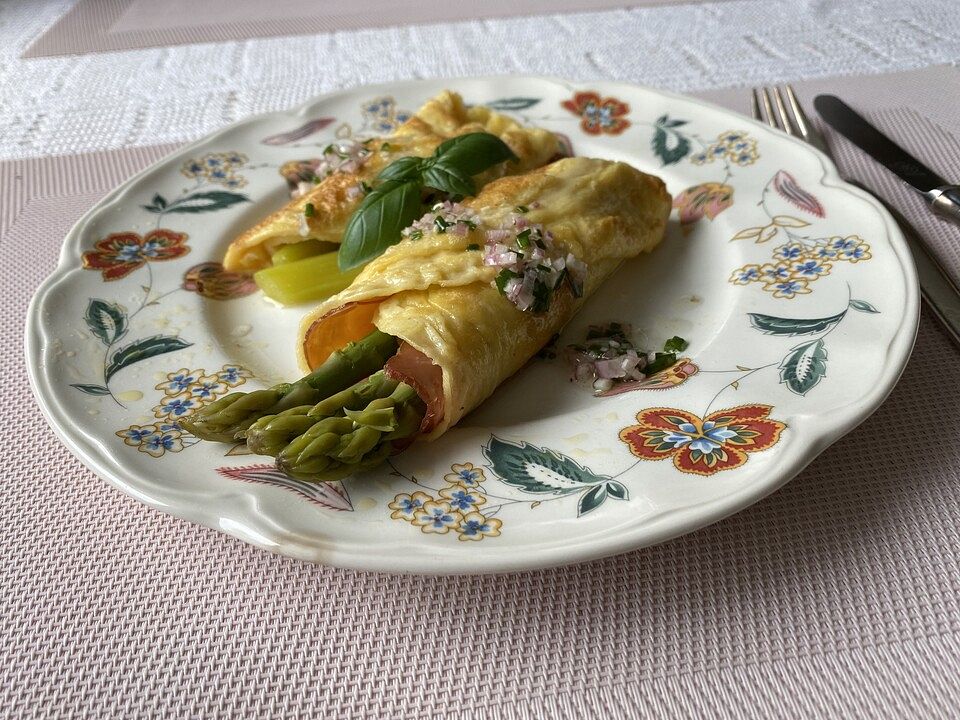 Pfannkuchen mit Spargel von Gudrun_| Chefkoch