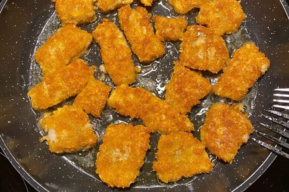 Knusprige Fisch-Nuggets