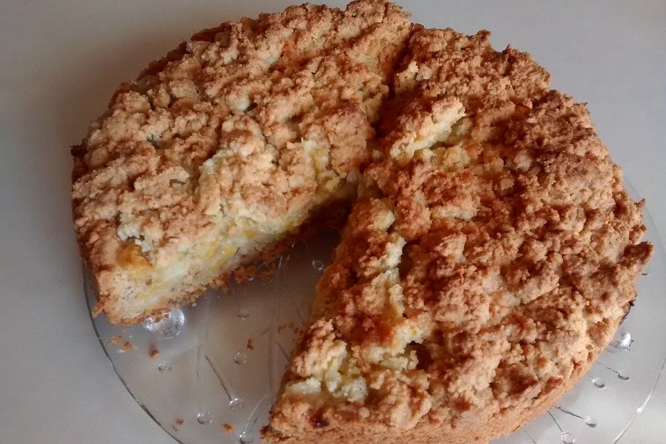 He-fes Stachelbeerkuchen mit Haferstreusel