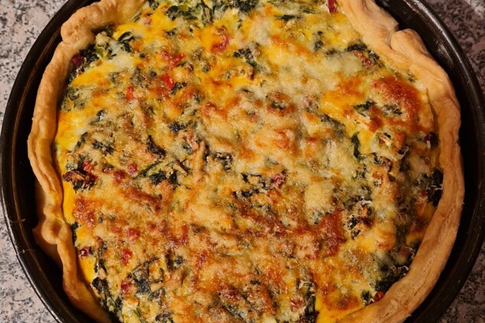 Petersilienwurzel-Spinat-Quiche à la Gabi