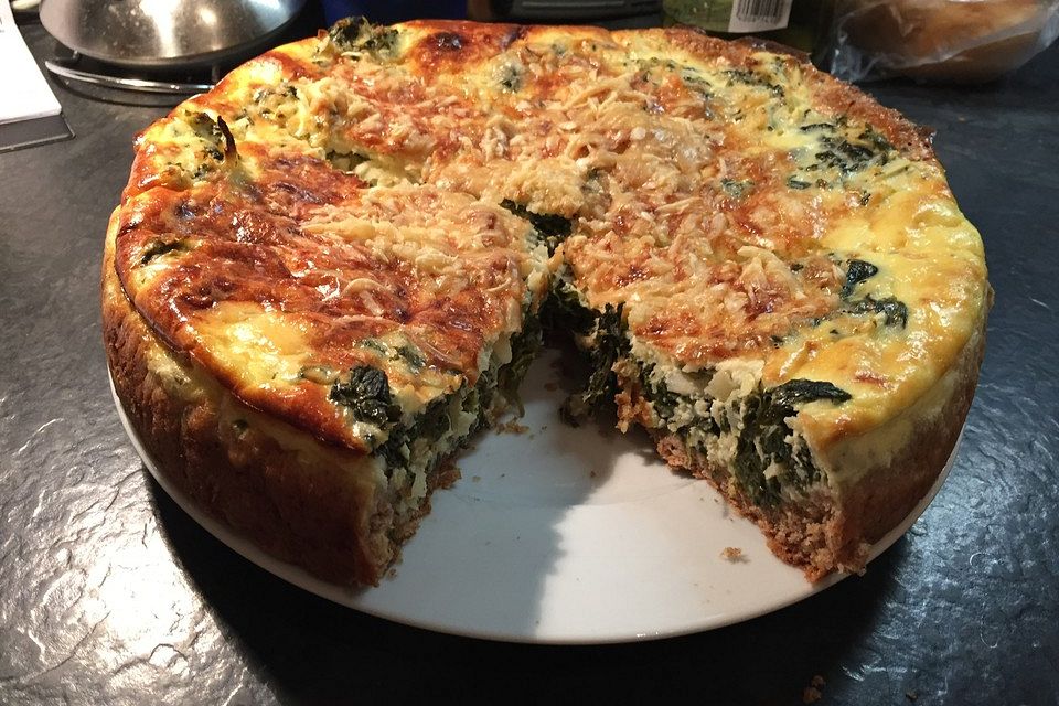 Petersilienwurzel-Spinat-Quiche à la Gabi