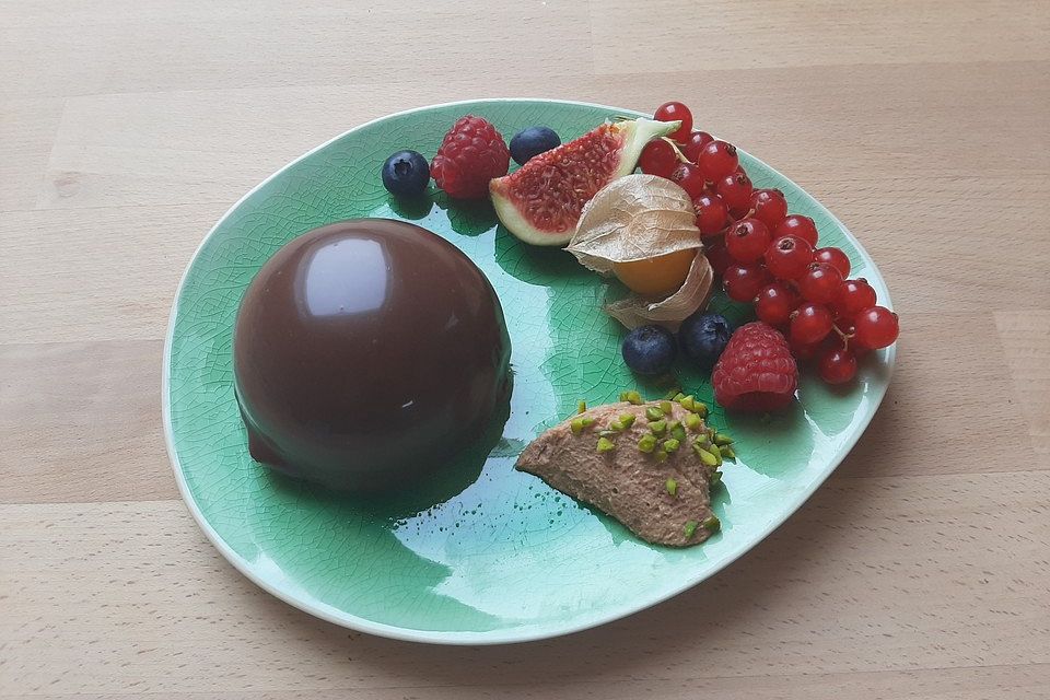 Mirror Glaze Mousse-Törtchen