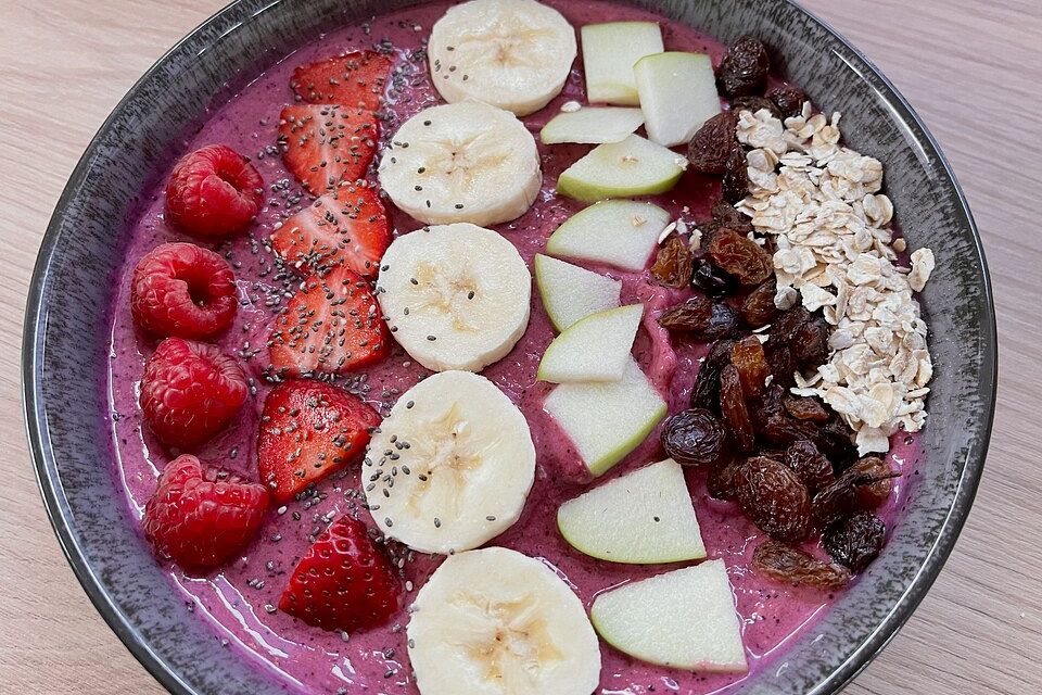 Beeren-Smoothie-Bowl